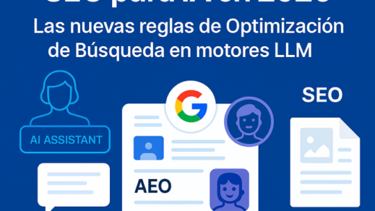 SEO para IA. Optimización en motores LLM